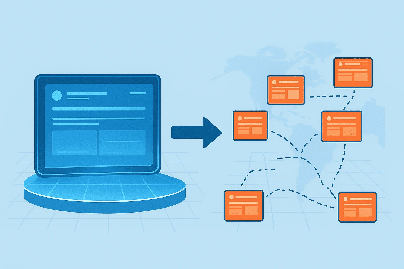 Visualization of the transformation of the online classifieds industry: from a single Backpage platform to multiple decentralized services, 2018–2025